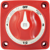 Blue Sea 6007 m-Series (Mini) Battery Switch Selector Four Position Red [6007]