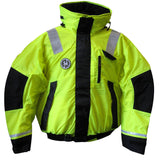 First Watch AB-1100 Flotation Bomber Jacket - Hi-Vis Yellow/Black - XL [AB-1100-HV-XL]