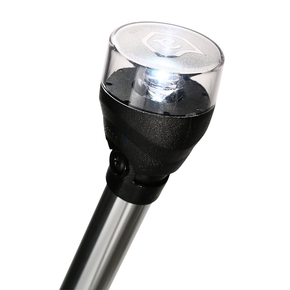 Attwood LED Articulating All Around Light - 42" Pole [5530-42A7]