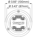 OceanLED Sport S3166S Underwater LED Light - Ultra White [012102W]