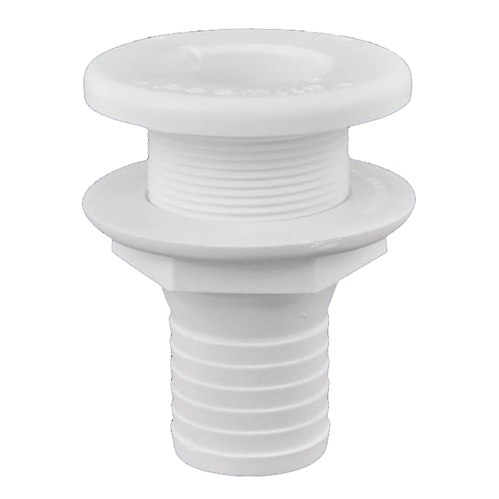 Attwood Plastic Thru-Hull Fitting - 1-1/2" - White [3875-3]