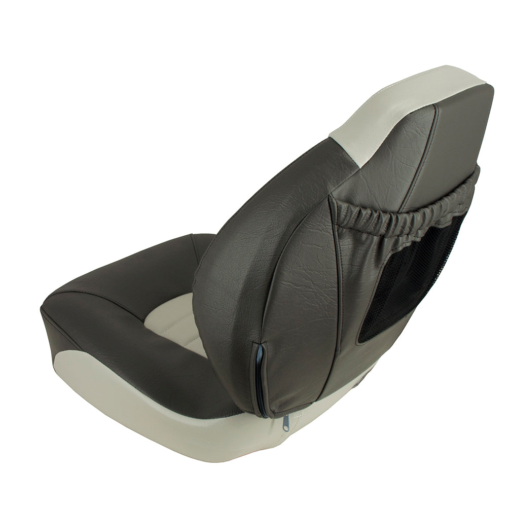 Springfield Fish Pro Mid Back Folding Seat - Charcoal/Grey [1041733]