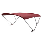 SureShade Power Bimini - Clear Anodized Frame - Burgandy Fabric [2020000299]