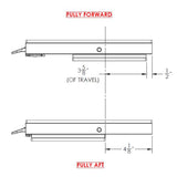 TACO 11-1/8" x 36" Manual Seat Slide [M20-3611]