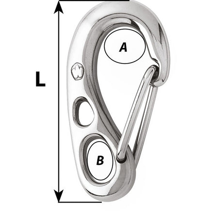 Wichard HR Safety Snap Hook - 100mm Length - 3-15/16" [02382]