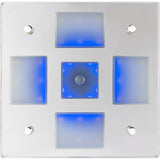 Sea-Dog Square LED Mirror Light w/On/Off Dimmer - White  Blue [401840-3]