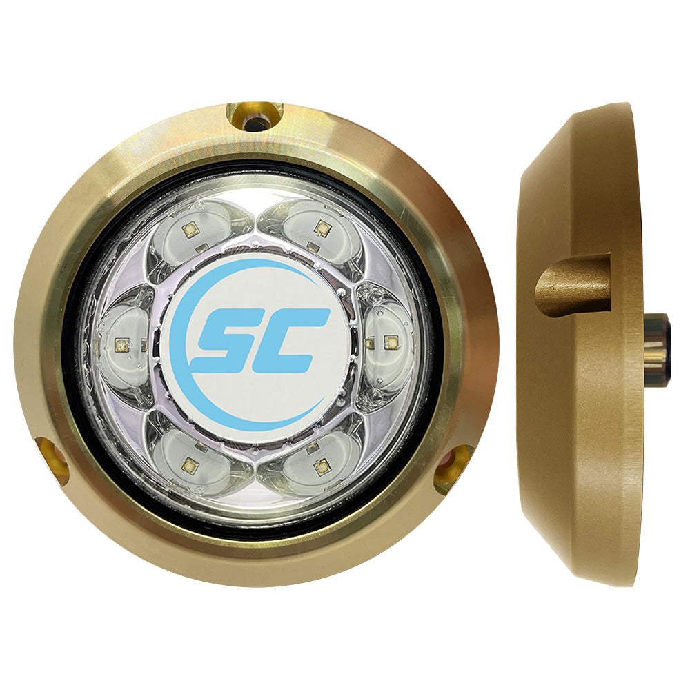 Shadow-Caster SC3 Series Great White Bronze Surface Mount Underwater Light [SC3-GW-BZSM]