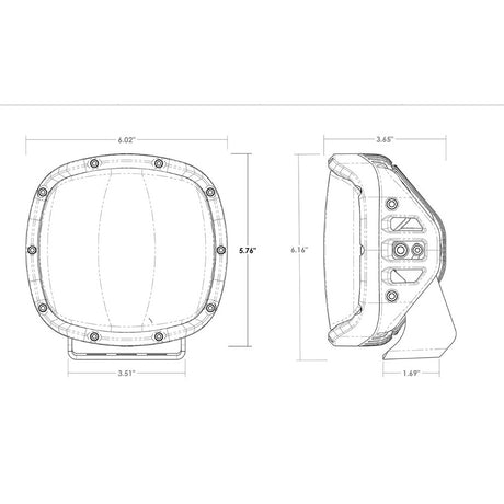 RIGID Industries Adapt XP w/Amber Pro Lens [300514]